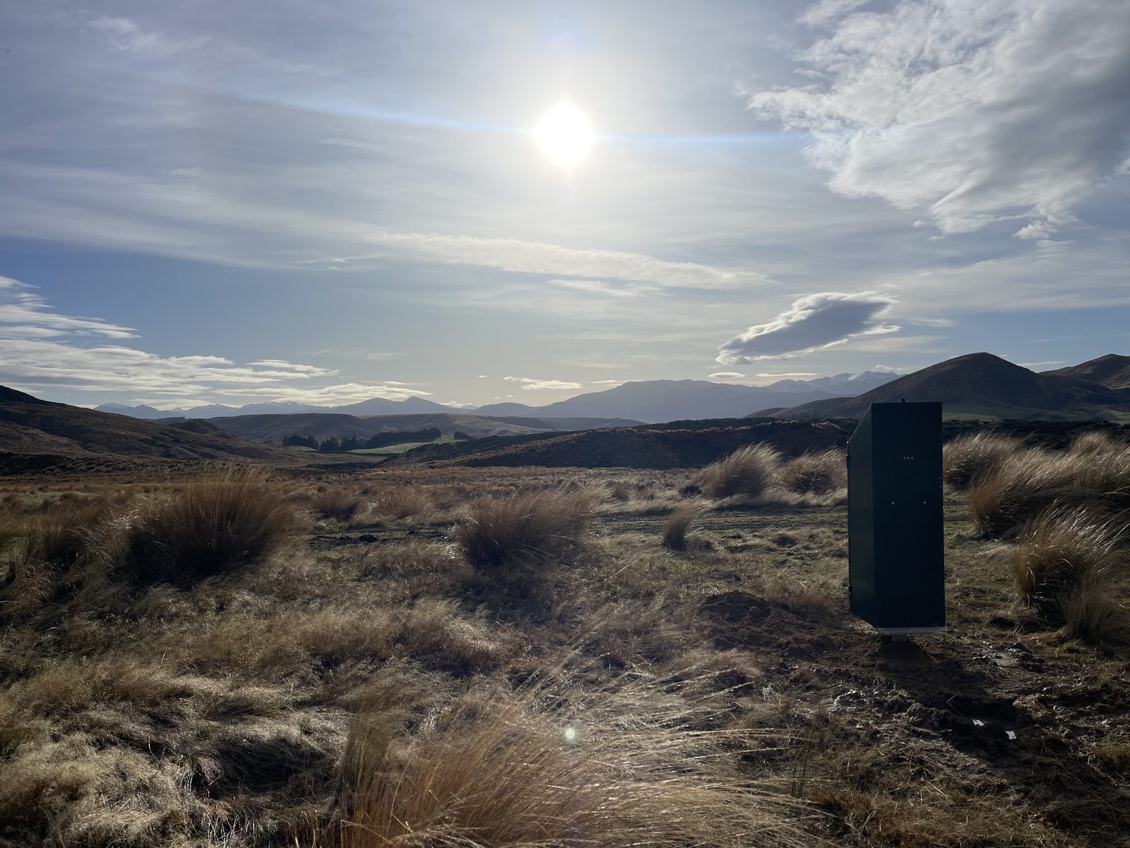 The Cabinet vertical configuration installed in remote Canterbury high country